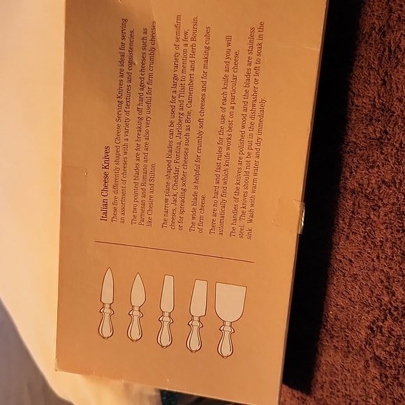 Williams Sonoma Italian Cheese Knives - Picture 5 of 13
